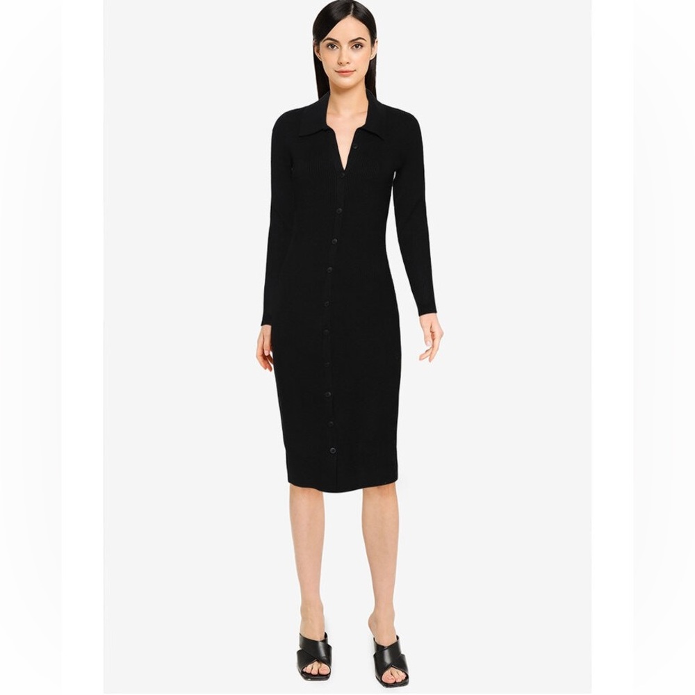 Abercrombie & Fitch Polo Midi Sweater Dress